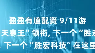 盈盈有道配资 9/11游资, “易中天寒王”领衔, 下一个“胜宏科技”在这里